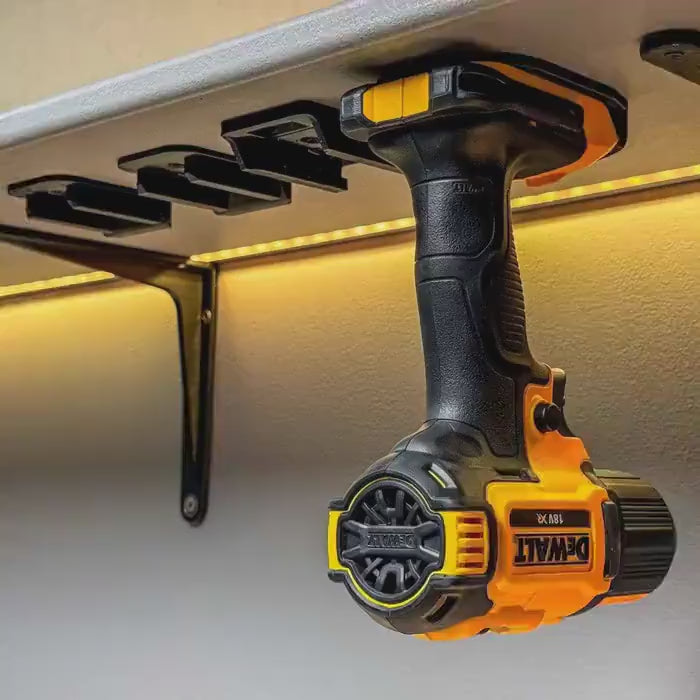 Compatible with Dewalt 18V Tools - Heavy-Duty Wall Mount Tool Organizer, Single Tool Holder for 18-Volt Power Tools