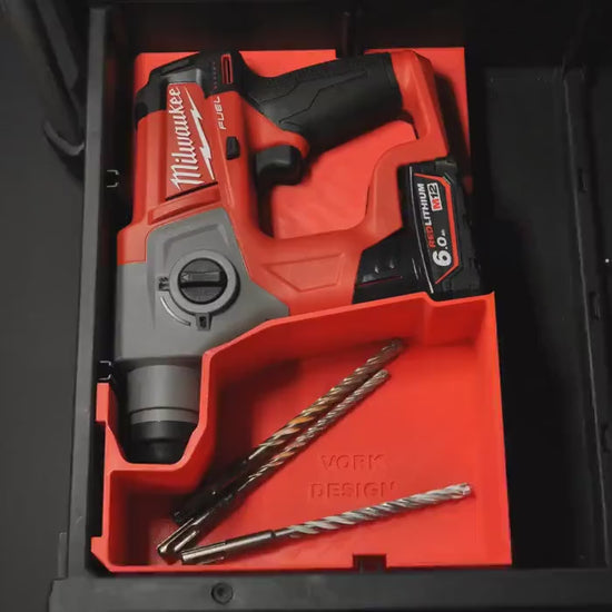 Milwaukee Packout Insert to suit M12 Fuel Rotary Hammer – USA 2416-20 / AUS/UK M12CH