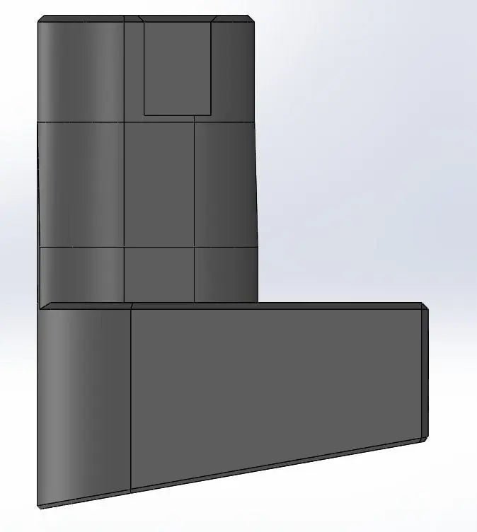 3D model design of the Ryobi 18V One+ Tool Holder, illustrating its practical and space-saving wall-mountable feature for power tools.