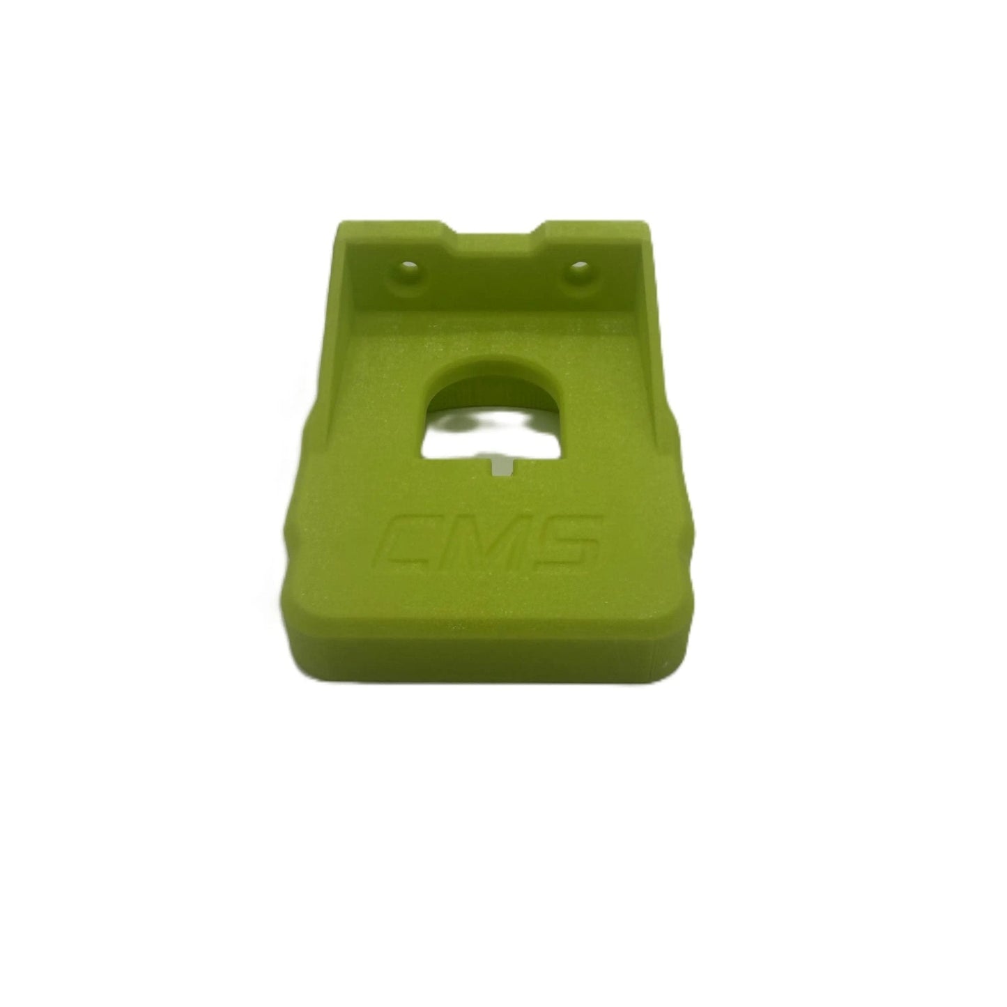 Ryobi 18V Battery Holder - PETG Wall Mount Organizer in vibrant green, designed for easy storage and quick access to batteries.
