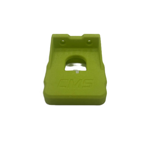 Ryobi 18V Battery Holder - PETG Wall Mount Organizer in vibrant green, designed for easy storage and quick access to batteries.