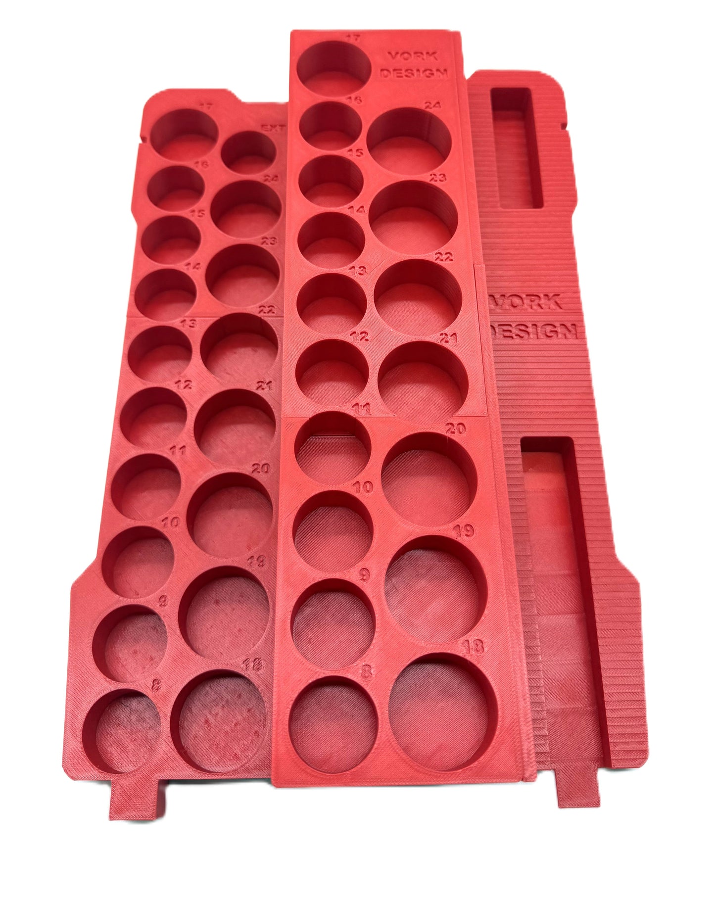 Precision Packout Insert for M12 Ratchet, showing high-quality PETG material designed for efficient tool storage and easy identification of sockets and accessories.